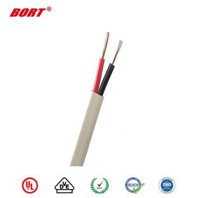H03VV-F Flexible Cord Outer Sheath of PVC Copper Conductor 2 Cores PVC Power Cable