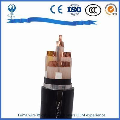 10kv 15kv Yjv Armoured Copper Aluminum XLPE Insulated Power Cable PVC Jacket Sheathed Electric Cables