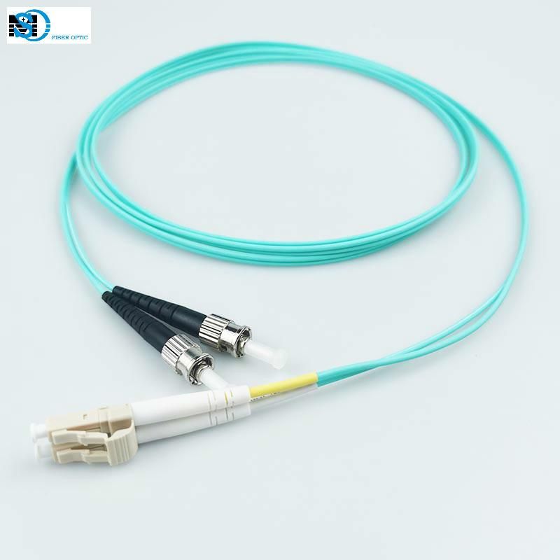 LSZH PVC Om3 50/125 LC to St Patch Cord Fiber Jumper Cable