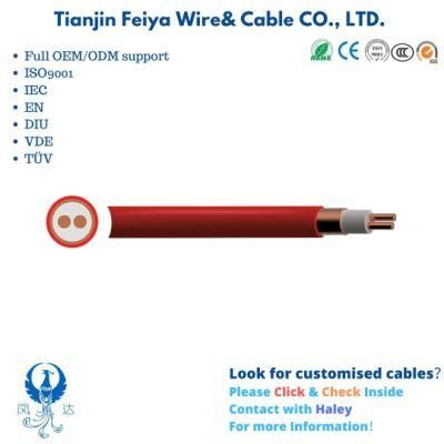 Mi Cable 750V Waterproof Fireproof Explosion Proof Flame Retardant Mineral Insulated Copper Clad Electricity Power Bttz Elevator Cable