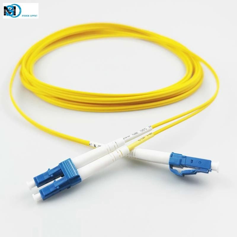 9/125 Sm Duplex LC/Upc-LC/Upc Fiber Optic Cable for FTTH