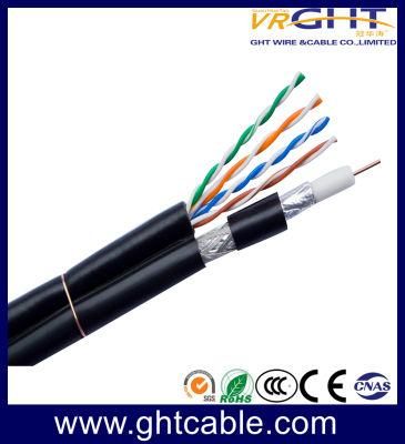 Muti-Media Network 4p UTP Cat5e Cable with RG6 Coaxial Cable