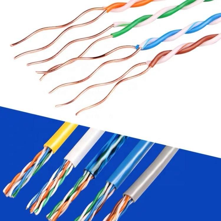 305m Outdoor CAT6 FTP Cable with Steel Messenger