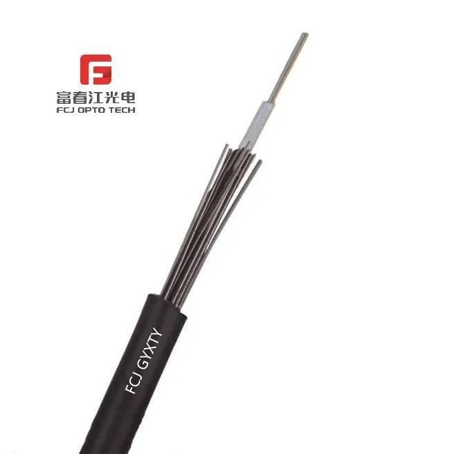 Single Mode Central Loose Tube Outdoor Fiber Optic Cable GYXTY