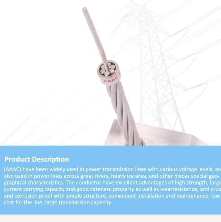 High Voltage Power Cable AAC Wire 250kcmils Price