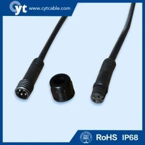 4 Pin Waterproof Cable with Male and Female Connector
