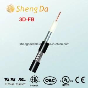 3D-Fb Foam PE Insulation Coaxial Cable with 50 Ohms Resistance