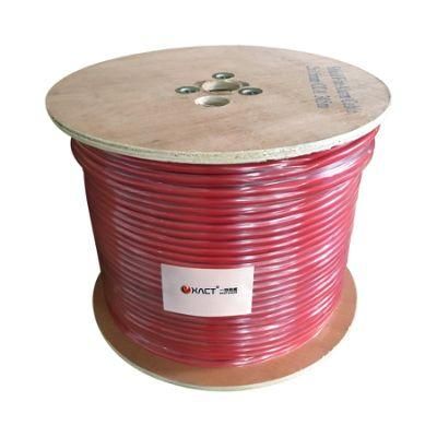 ExactCables-2x1.0mm2 solid copper conductor shielded Orange PVC twisted pair fire alarm cable