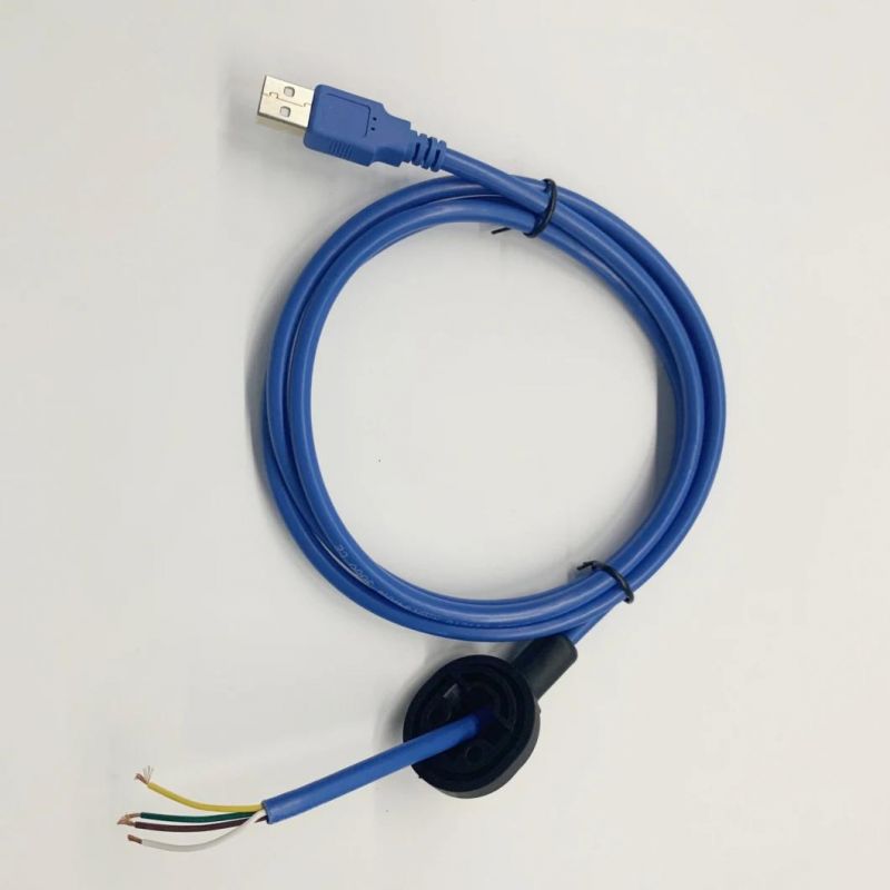 USB a Male to Open Cable Assembly Wire Harness with UL Certificate