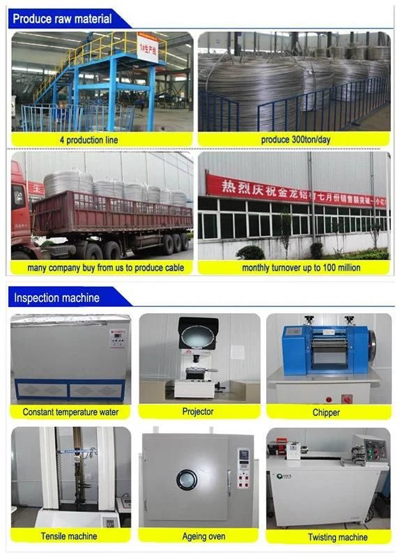 Overhead Aerial Bundled Cable 0.6/1kv with XLPE Insulated Service Drop Line.