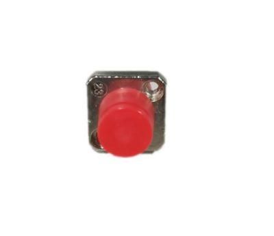 Multimode 4 Cores LC Upc Fiber Optic Adapter with Flange LC Quad Simplex Duplex