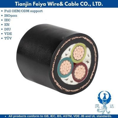 High Medium Voltage Industrial 35kv Xlp Epr Urd Mv-90 &amp; Mv-105 Power Cable UL Type 1072 Icea 94 649 Electric Nyy Underground Distribution Wire