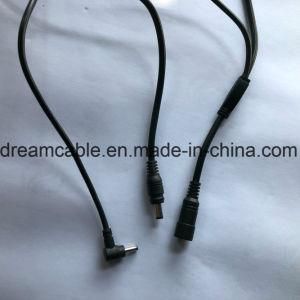 1.8m Black Customized 5.5*2.1mm DC Splitter Cable