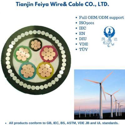 Fdef-25 Copper Core Ethylene Propylene Rubber Insulated Neoprene Sheathed Twisted Resistant Flexible Wind Power Generation Cable