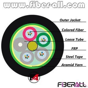 48f Gyfts Outdoor Fiber Optic Cable with FRP Strength Member