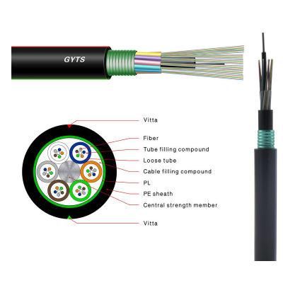 Underground 12 Core GYTS Armoured Optical/Optic Fiber Cable