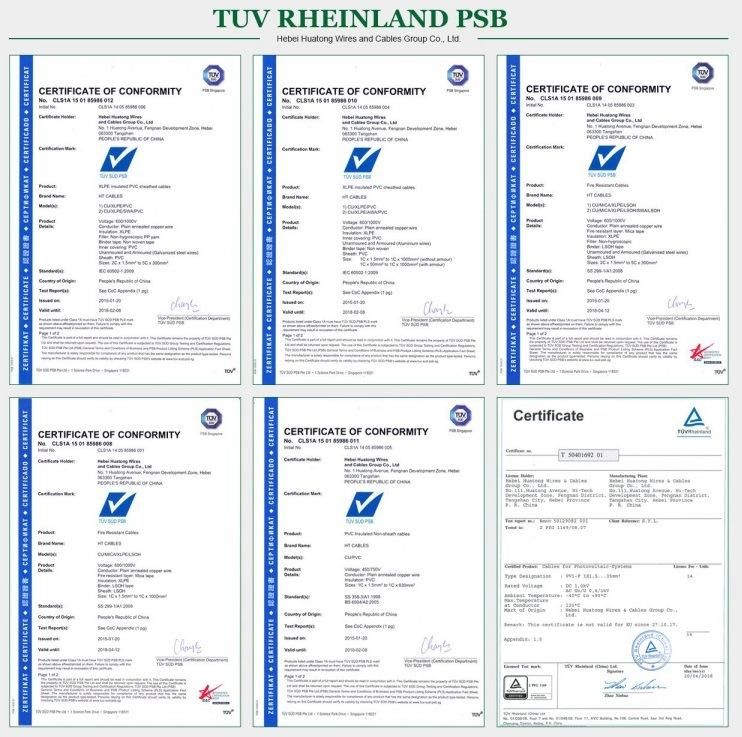 600V cUL Certificate 12AWG Type T90 Wire