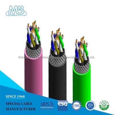 98kg/Km Weight Railway Rolling Stock Cable for Cloud Computing Center