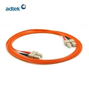 Sc/Upc-Sc/Upc Duplex 2.0mm 62.5/125 Om1 50/125 Om2 1m PVC/LSZH Patch Cord