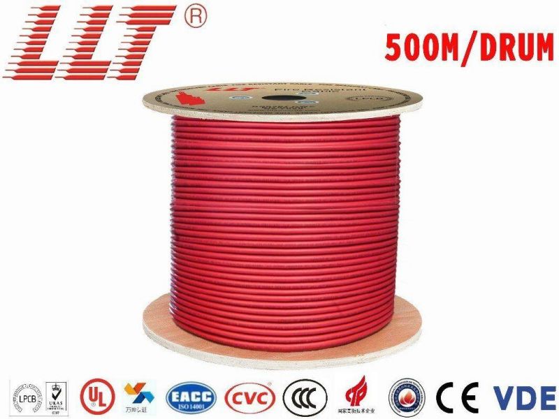 Red 3 Core Cable 1mm 1.5mm 2.5mm Flexible Electrical Wire Cable Fire Proof Alarm Rated Cable