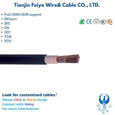 Ho1n2-D Welding Cable Copper Conductor CPE Insulated 1/0 2/0 2 4 6AWG Copper Control Electric Coaxial Cable Wire