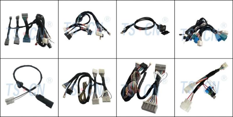 Tscn Automotive Female Connector Wiring Harness for Audi 1719057-1/1719058-1