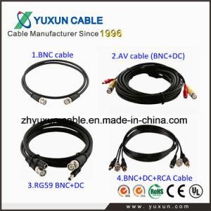 AV BNC Rg59 Cable Assembly for CCTV Camera Audio and Video System