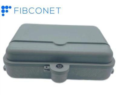 Optic Distribution Box 1in 2in 16 18 Cores ABS Material IP65 Sc LC Adapter Fiber Terminal Splitter Box