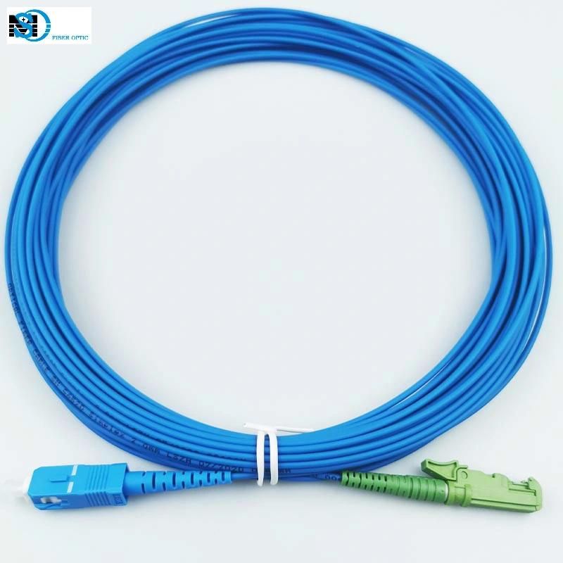 15m Sc-E2000 Simplex 9/125 Singlemode Fiber Optic Cable Patch Cord
