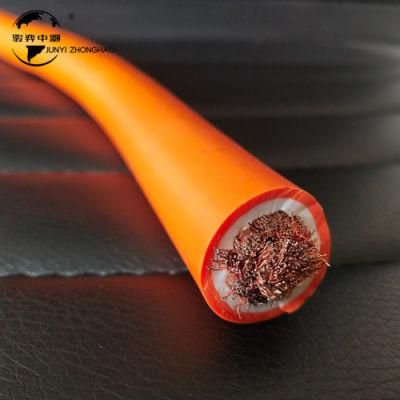 Rubber Insulation 16mm 35mm Orange /Black Welding Copper Cable