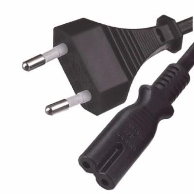 Free Sample Korean 2.5A 250V 2 Pins Power Cord Factory