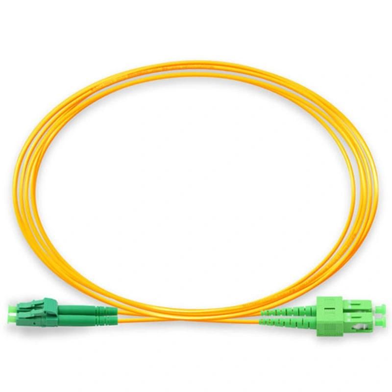 Single-Mode Sc/APC-LC/APC Duplex Fiber Optic Patch Cord