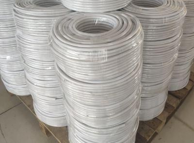 Flexible White PVC 3cores Customized Electric Wire Power Cables