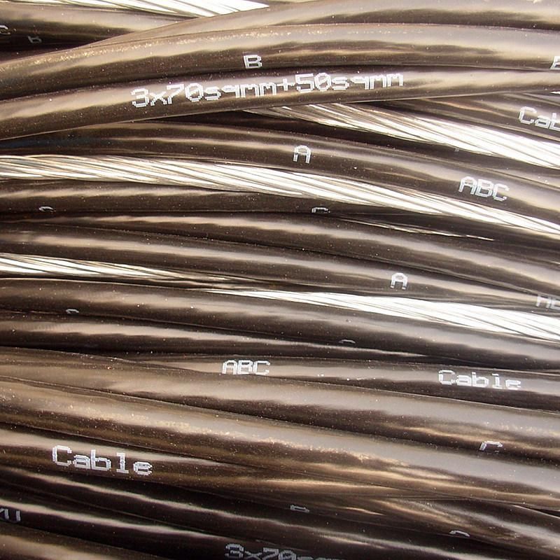 Quadruplex Service Drop Aluminum Conductors AAAC 6201 Alloy Neutral-Messenger Cable