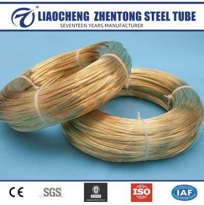 H65 Fine Drawn Brass Wire, Copper Wire, Flat Brass Wire