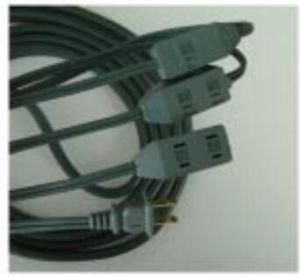 Indoor Extension Cord with 9-Outlet End