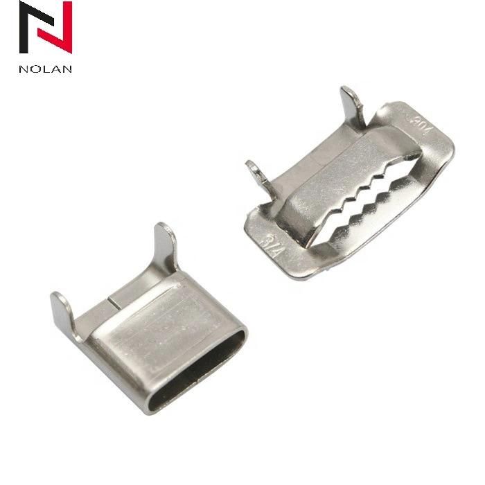304 Stainless Steel Buckles, Electrical Cable Instalation Stainless Steel Band Buckle