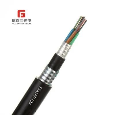 Double Armored Anti-Crush 48 Core Fiber Optic Cable GYTY53