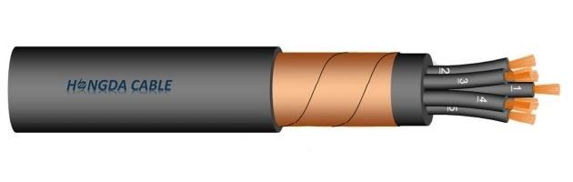 Xtu/XLPE Insulation Copper Tape Shield PVC Sheath Electric Cable Rvov-K