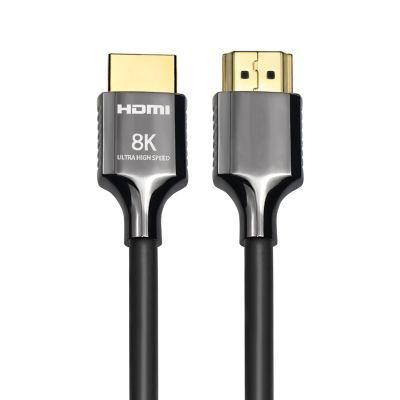 Hdmi Cable Male To Male 8k Ultra Hd High Speed Braided Cord 4K@120Hz 8K@60Hz 2m slim hdmi cable 8k