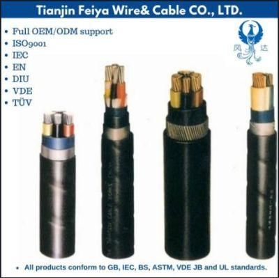 PVC XLPE Insulated Copper Tape Screened Steel Tape Armoured PE Sheathed Control Aluminium Copper Wire Control Electric Cable