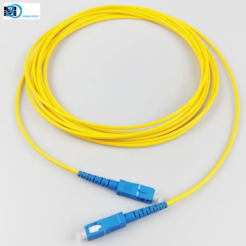Single Mode 9/125 Duplex Sc/Upc-Sc/Upc Fiber Optic Patch Cord Cable