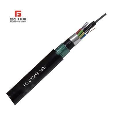 Outdoor Aerial 48 Core ADSS Fiber Optic Cable with PE / at Outer Sheath Gyfxy