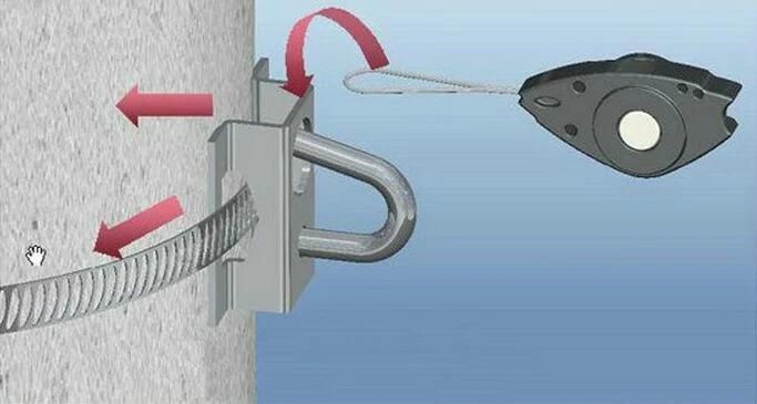 High Quality FTTH Drop Cable Wire Retainer with Locker