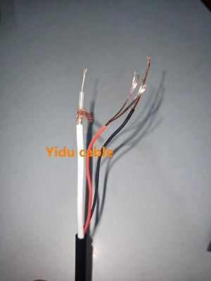OEM Cable Manufacturer Factory 3 in 1, 2 in 1 4 in 1/ Rg174 Rg58 Rg59 Series Wire Power Wire Electric CCTV Camera Video Cable