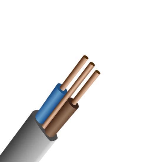 Low Voltage 450/750V Industrial Cables PVC Insulated, 2 Core + E Flat Cables, Flat Twin & Earth Cable Electric Wire