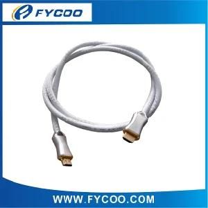 HDMI M to M Cable Metal Casing Type Metal Casing Outer Mold, Shell Color Have Silver or Black for Choice