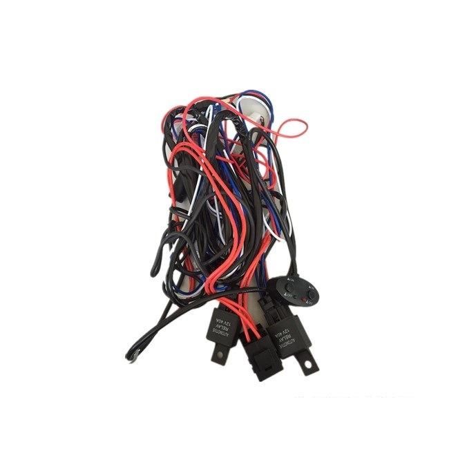 Automotive Wiring Harness Kit 16AWG with Blade Fuse for Truck LED Light Bar with 2 Pin Deutsch Connector