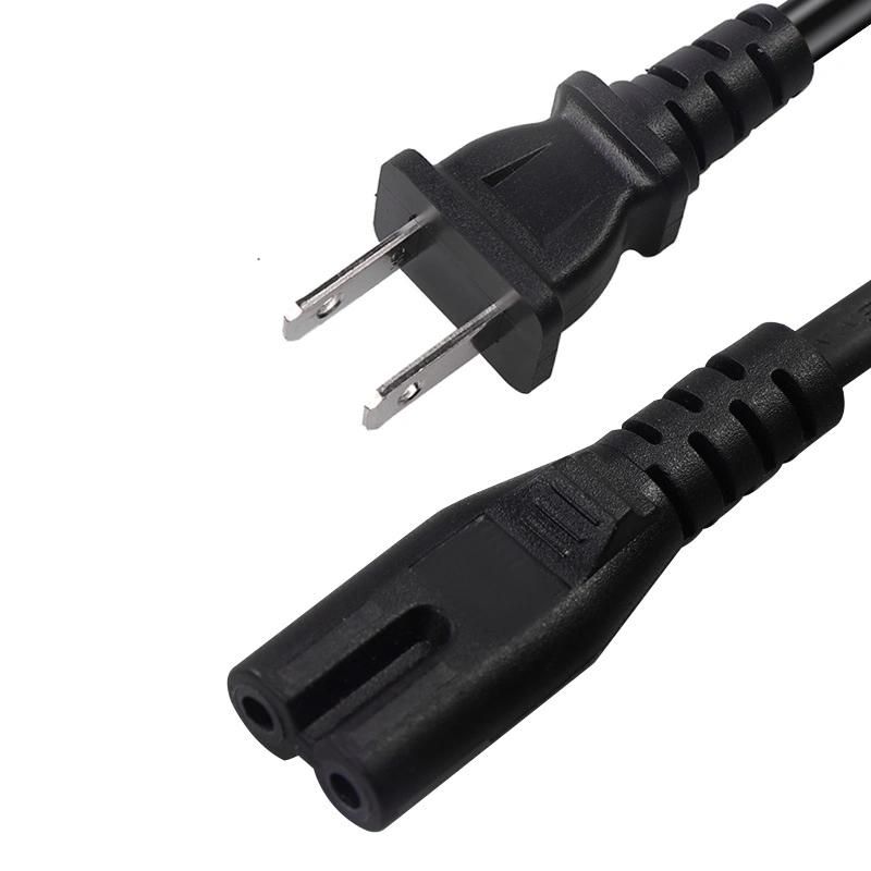 2pin Us Plug NEMA1-15p Power Cord