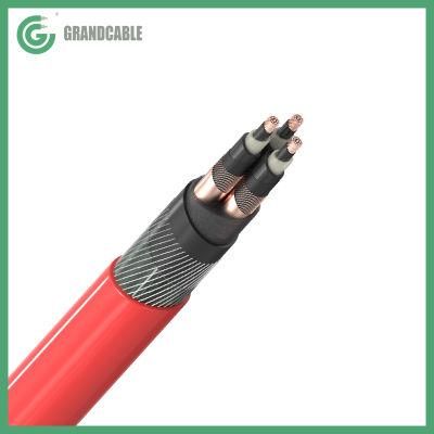 11kV Three Core 3CX185mm2 XLPE SWA Armoured Copper Cable for 33/11kV Substation